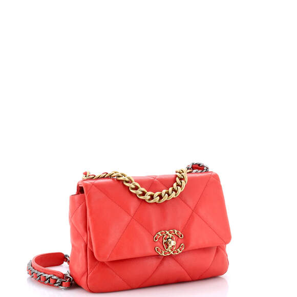 Chanel 19 Flap Bag Quilted Leather #186606C56B - Picture 4 of 10